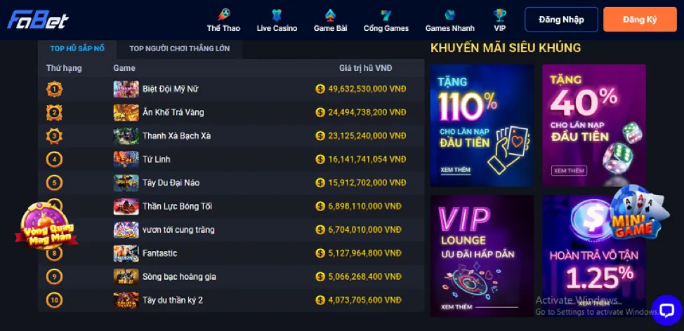 Khuyến mãi độc quyền và ưu đãi hấp dẫn từ VN888 Login